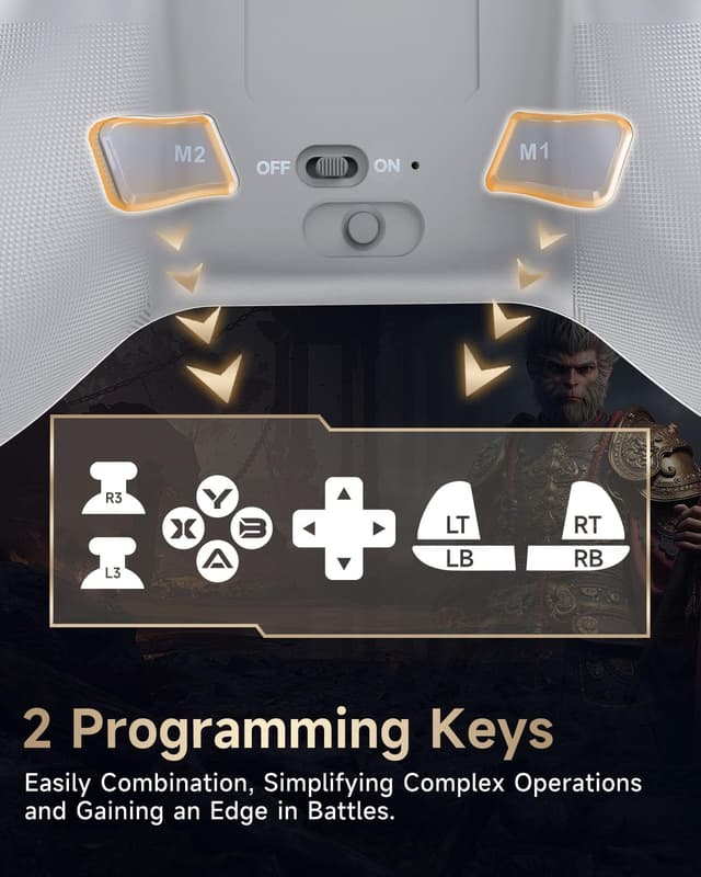 Thumbnail 6 de EasySMX X15 Wireless Gaming Controller mit 7 RGB
