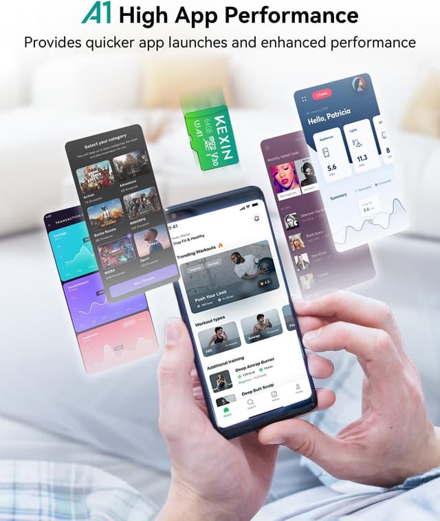 Thumbnail 4 de KEXIN Micro SD 64 GB scheda memoria 📷