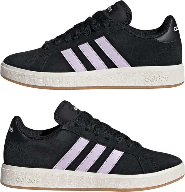 Detalle 2 de adidas Chaussure Grand Court Base 00s pour femme en suède à lacets