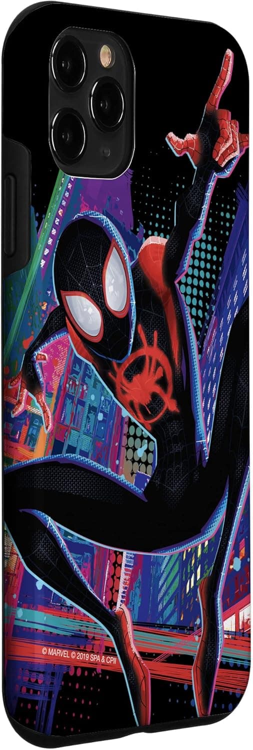 Detalle de Custodia iPhone 11 Pro Spider-Verse Miles Morales
