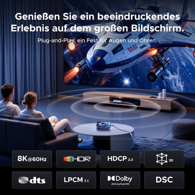 Thumbnail 4 de UGREEN USB C auf DisplayPort 1.4 Kabel 8K 60Hz ⌚ ⛔