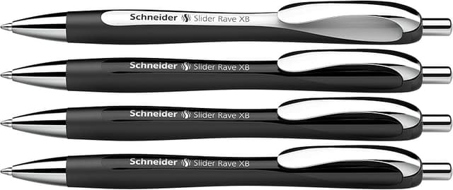 Detalle de Schneider 132584 Slider Rave XB — Bolígrafo 4 unidades 🖊