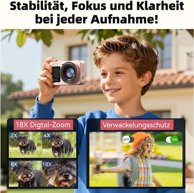 Thumbnail 3 de Digitalkamera 64MP Vlogging 4K