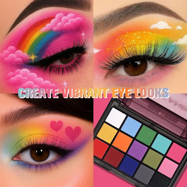 Detalle de UCANBE Halloween Makeup Palette 15 color eyeshadow