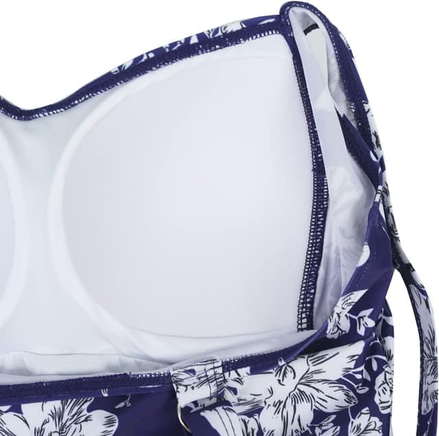 Detalle de Aidotop women’s one-piece swimsuit with tummy control and ruched tribal monokini style