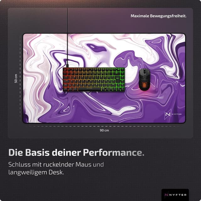 Thumbnail 1 de Nyfter Nyfpad XXL Gaming Mauspad 900Ă500 mm đ±