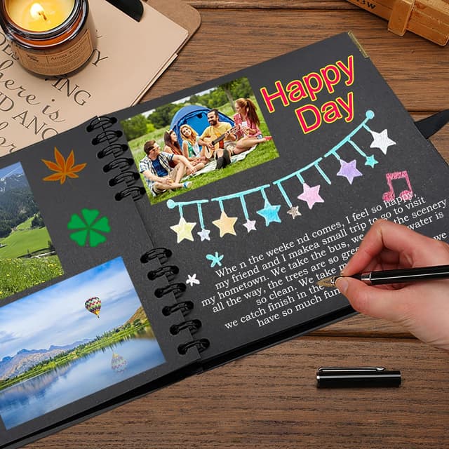 Detalle 2 de SHUBEIEUMI Álbum Scrapbook 20,5x20,5 cm