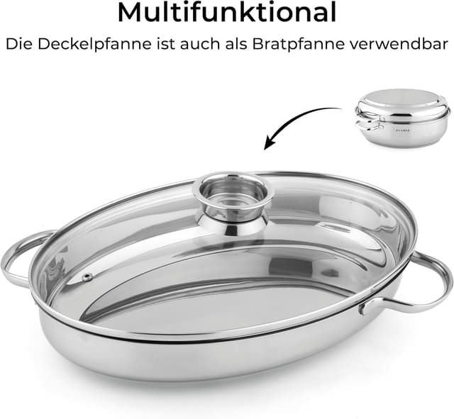 Detalle 2 de KLAMER Bräter mit 8,5 l Volumen