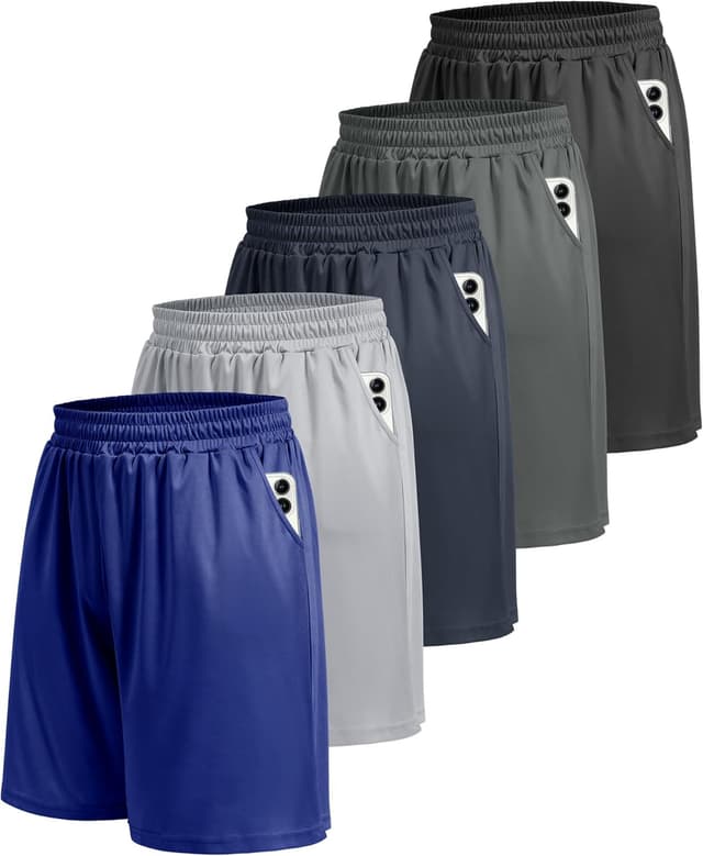 Thumbnail 6 de 5-Pack Men's Athletic Shorts