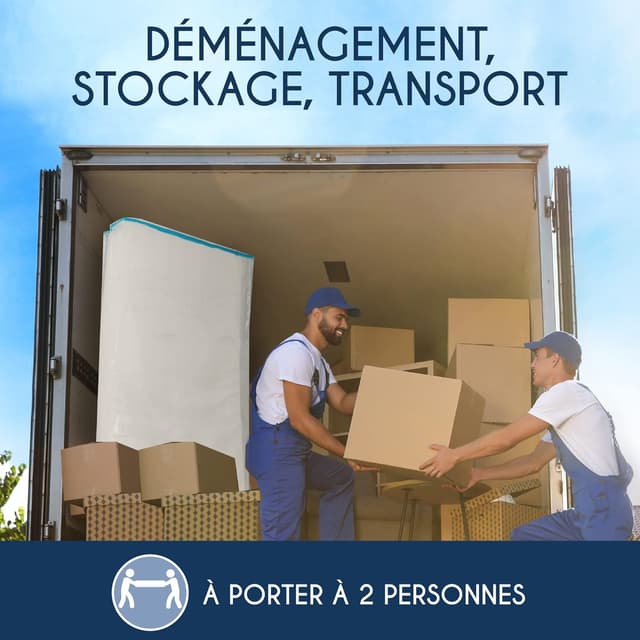 Thumbnail 5 de Dreamzie Housse Matelas 140x200 Zip plastico réutilisable