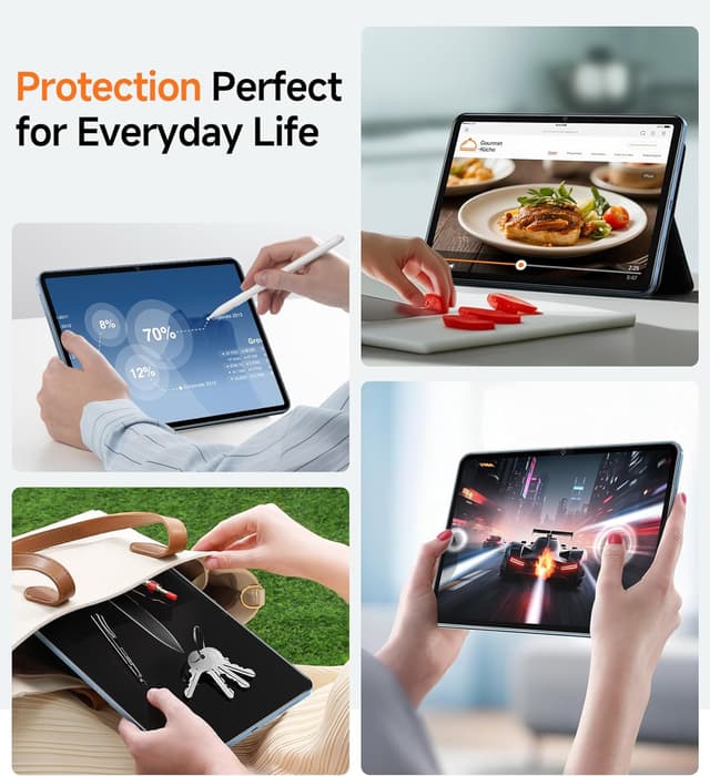 Detalle de SMARTDEVIL 2-Pack iPad screen protectors 9H glass