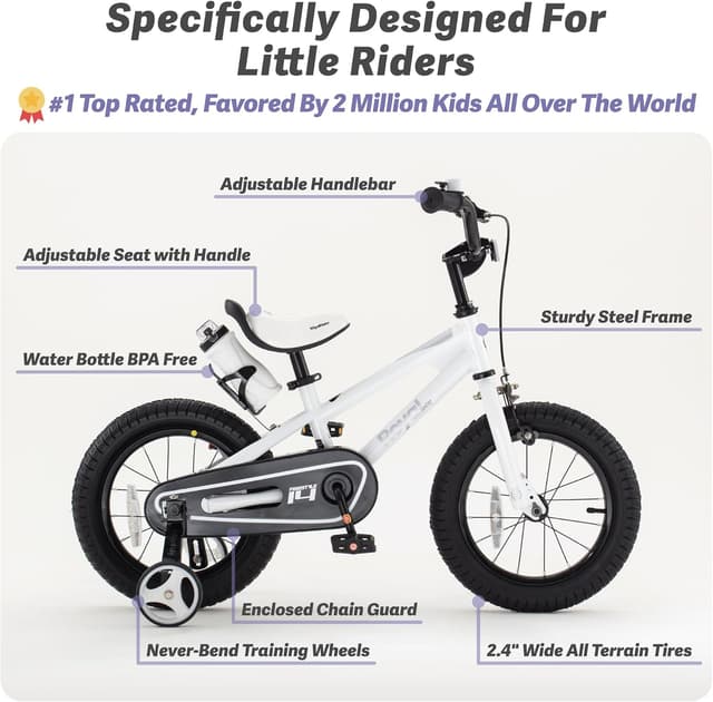 Thumbnail 2 de RoyalBaby Freestyle Kids Bike 16 Inch