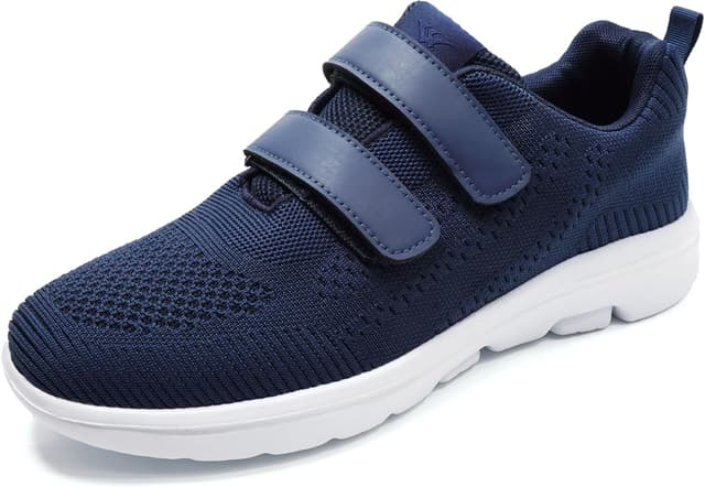 Detalle de JOMIX Unisex Sportschuhe mit Klettverschluss – atmungsaktive Sneaker für Fitness, Gym & Walkings