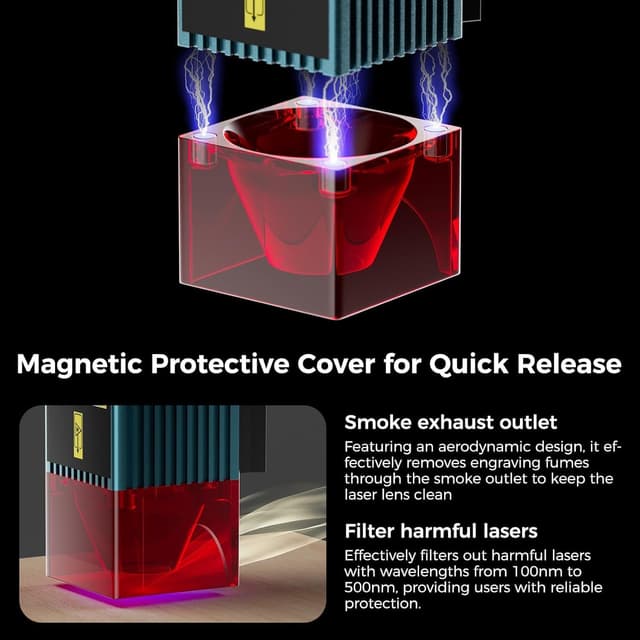 Thumbnail 6 de SCULPFUN C1 Mini 3W grabador láser