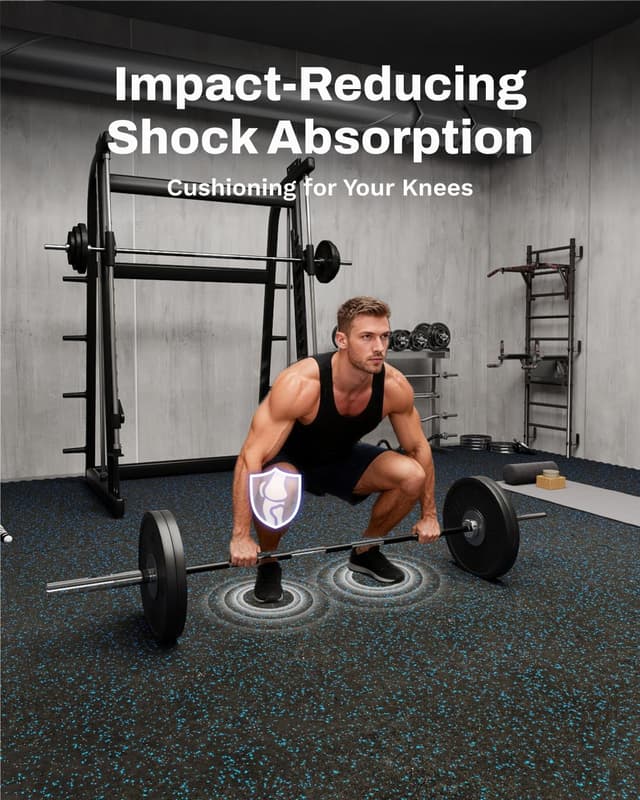 Detalle de AIRHOP Exercise Mat Tiles 0.56in, 96 Sq Ft