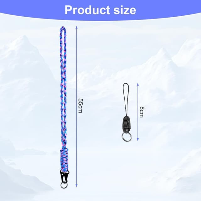 Thumbnail 1 de Vicloon 2pcs Paracord Lanyard 550lb