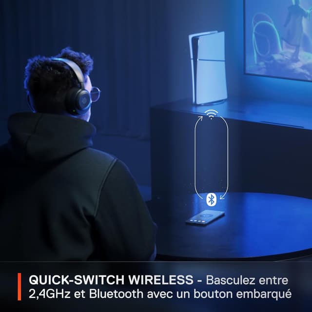 Detalle de SteelSeries Arctis Nova 5P casque gaming 60h