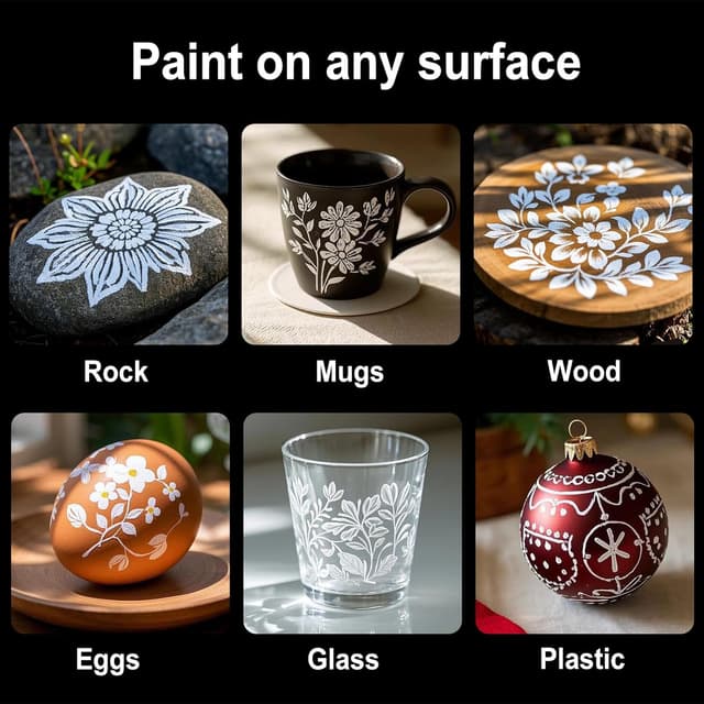 Thumbnail 2 de Stationery Island Acrylic Paint Pens 12 pack