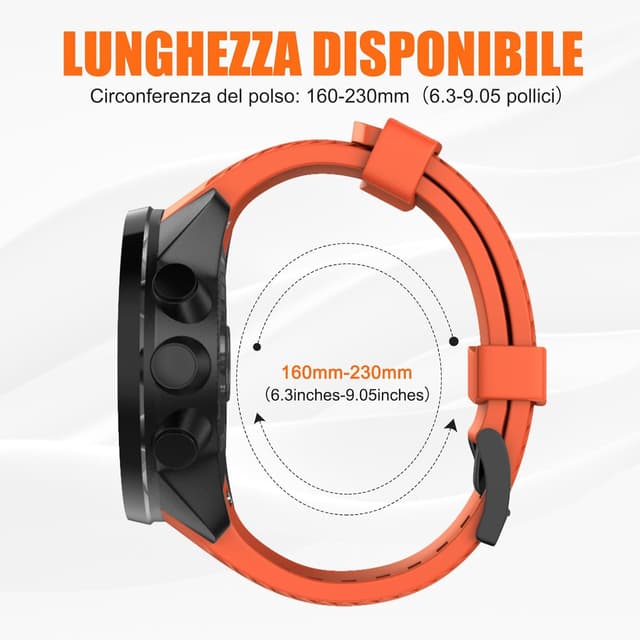 Detalle 2 de NotoCity cinturino 24 mm per Suunto 9