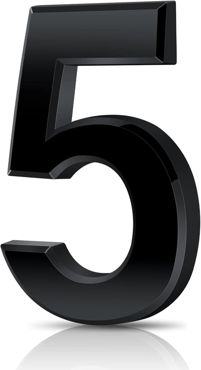 Detalle de Vicloon Targa civico 3D ABS 7,5 cm