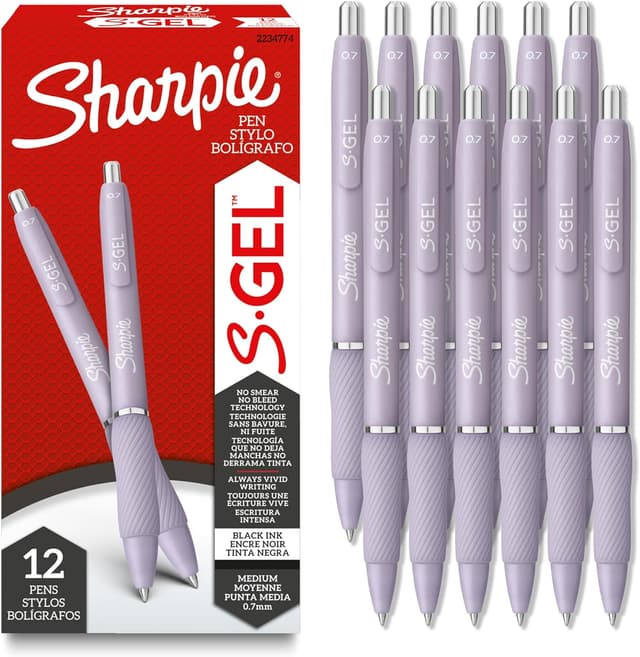Thumbnail 6 de Sharpie S-Gel 0.7mm Gel Pens, 12 Pack ๐