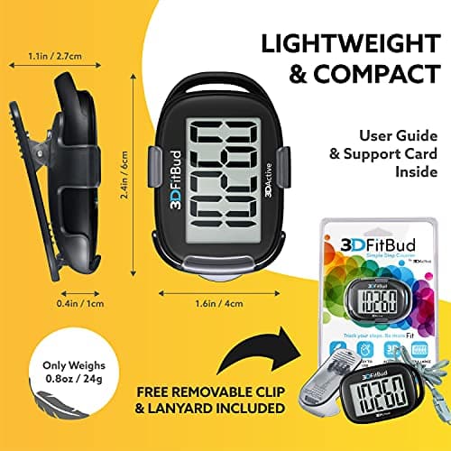 Thumbnail 5 de 3DFitBud A420S step counter with clip
