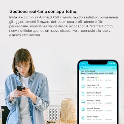 Thumbnail 8 de TP-Link Archer AX58 Router WiFi 6 AX3000, 1xWAN/4xLAN