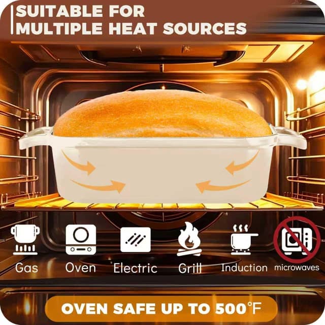 Thumbnail 6 de Cast Iron Bread Pan 9x5 for Sourdough