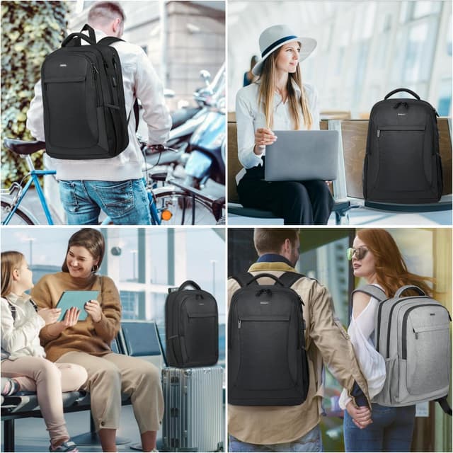 Thumbnail 6 de Voova Travel Laptop Backpack USB Port
