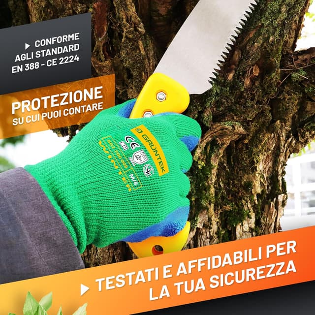 Thumbnail 3 de GRÜNTEK Guanti Giardinaggio Invernali 4 paia