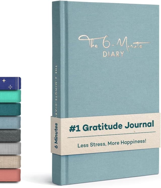 Detalle de UrBestSelf 6-Minute Diary Gratitude Journal (Guided mental health, positive psychology)