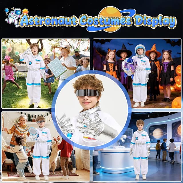 Thumbnail 6 de Lozzzyo Déguisement Astronaute Enfant