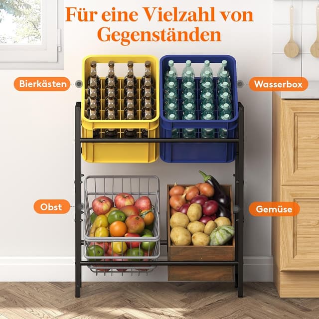 Thumbnail 4 de Lifewit Getränkekistenregal 4 Kisten hoch