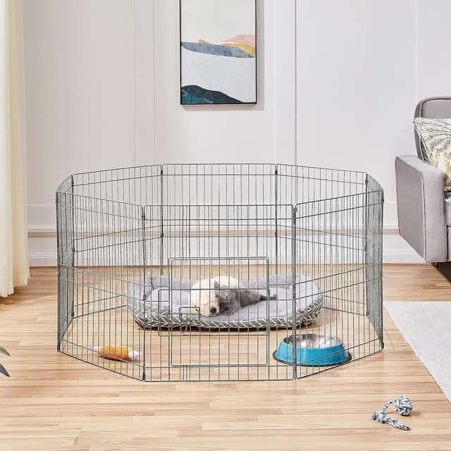 Thumbnail 2 de Yaheetech Parque para Perros 8 Vallas 183x61x61 cm