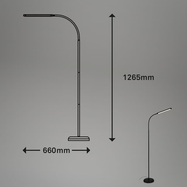 Thumbnail 6 de BRILONER LED Stehlampe dimmbar 600 Lumen