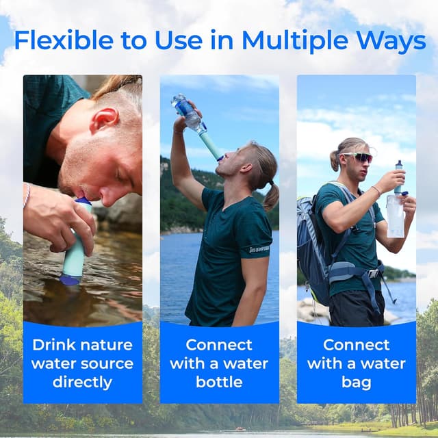 Thumbnail 6 de Waterdrop filter straw 0.01 micron