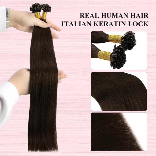 Detalle de YoungSee U-Tip Echthaar Extension 45 cm