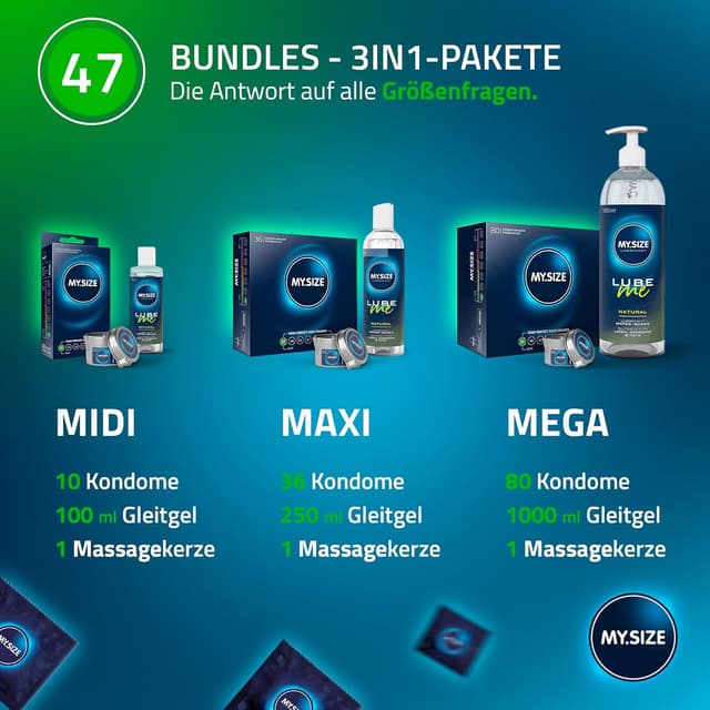 Detalle 2 de MY.SIZE Classic Kondome Größe 1 80 Stück