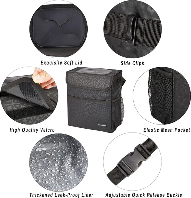 Thumbnail 4 de SIBOFUEGO Cute Car Trash Can 2 Gallons