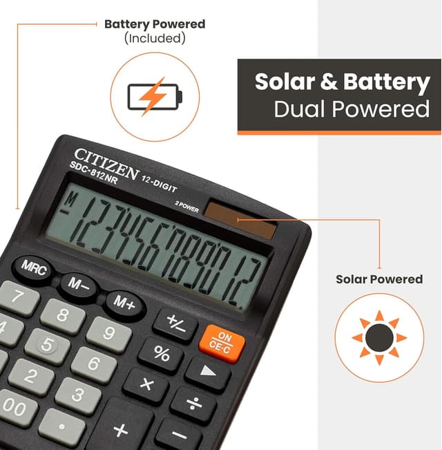 Detalle de Citizen Desk Calculator with large display