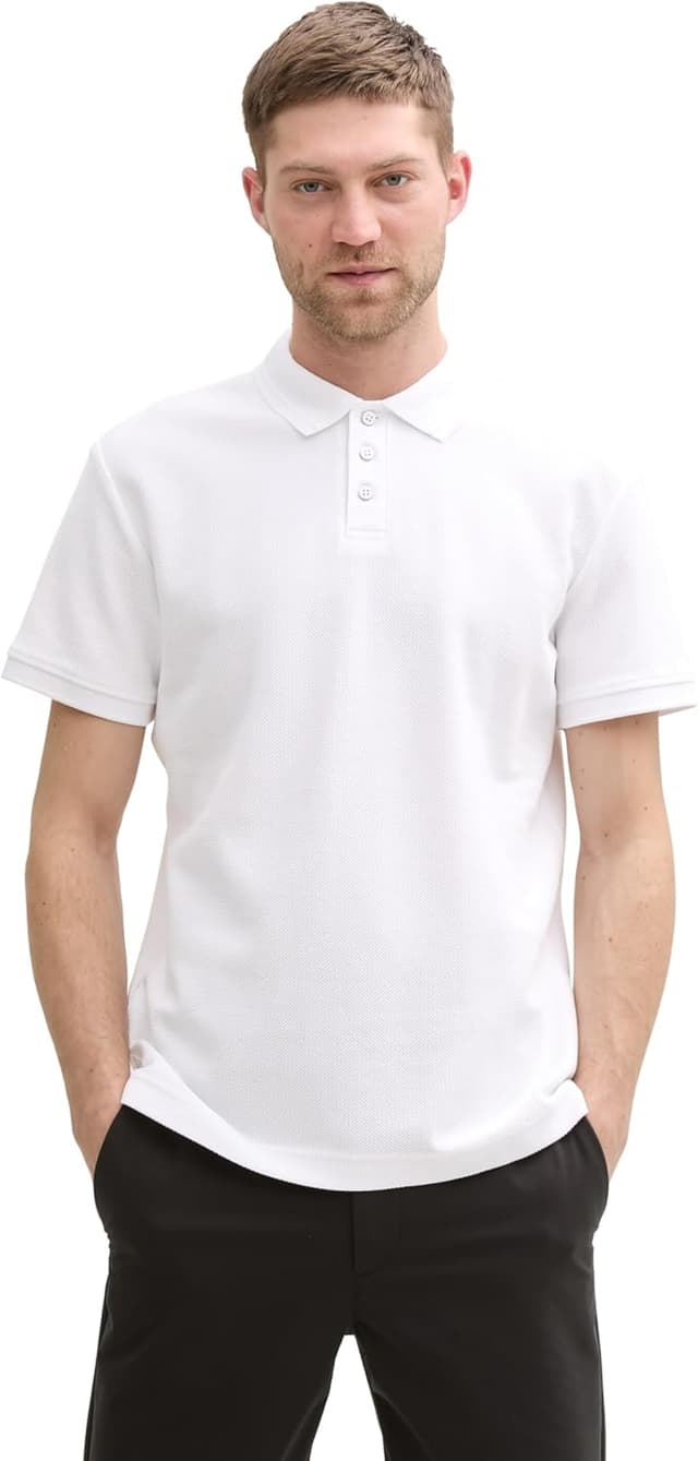 Thumbnail 6 de Polo uomo TOM TAILOR 1045708 in cotone a tinta unita