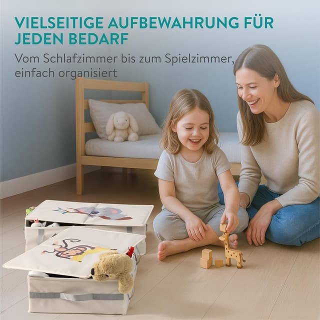 Thumbnail 4 de Navaris Unterbett Aufbewahrungsbox 58x38x15 cm 2er Set