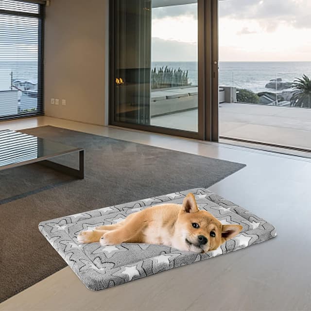 Detalle 2 de EMPSIGN Cuscino per cani taglia media reversibile in schiuma ad alta densità (76×51×2,8 cm) grigio