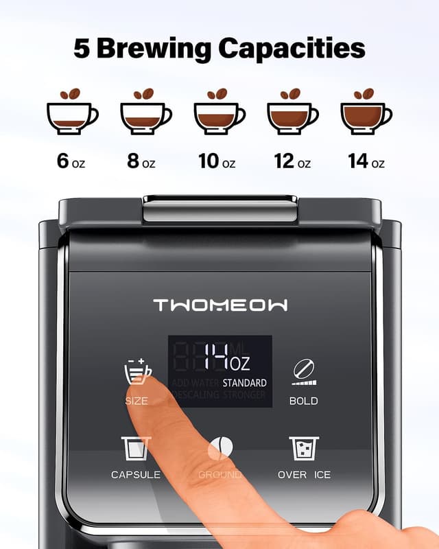 Thumbnail 4 de TWOMEOW K Cup Coffee Maker 52oz