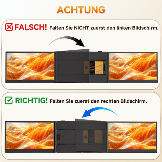 Thumbnail 6 de Newwin Laptop Bildschirmerweiterung 14 Zoll