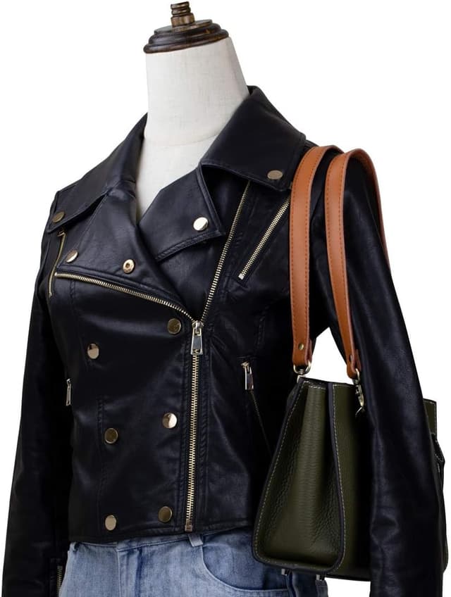 Thumbnail 1 de ALLZEDREAM Correa para bolso de piel auténtica, marrón M