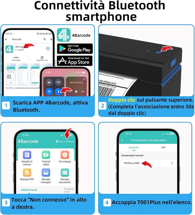 Thumbnail 5 de ORGSTA T001 stampante etichette 4x6