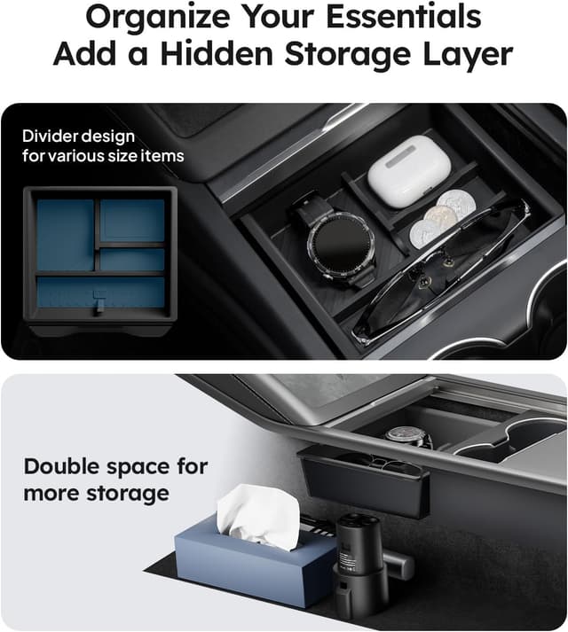 Thumbnail 2 de Wigoo Center Console Organizer 4PCS
