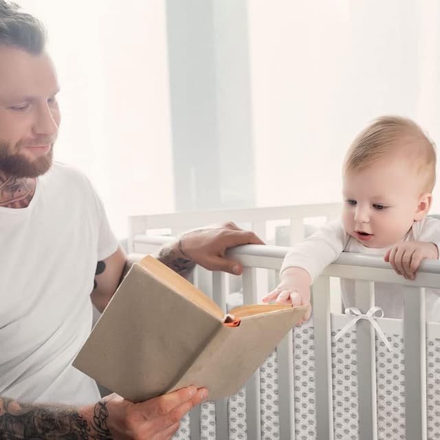 Thumbnail 6 de Vicloon Cot Bumper Mesh Liner, 2 pack