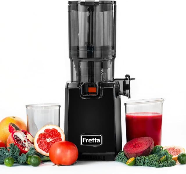 Detalle de Fretta Estrattore Frutta e Verdura Slow Juicer con apertura da 135 mm, 250 W e senza BPA